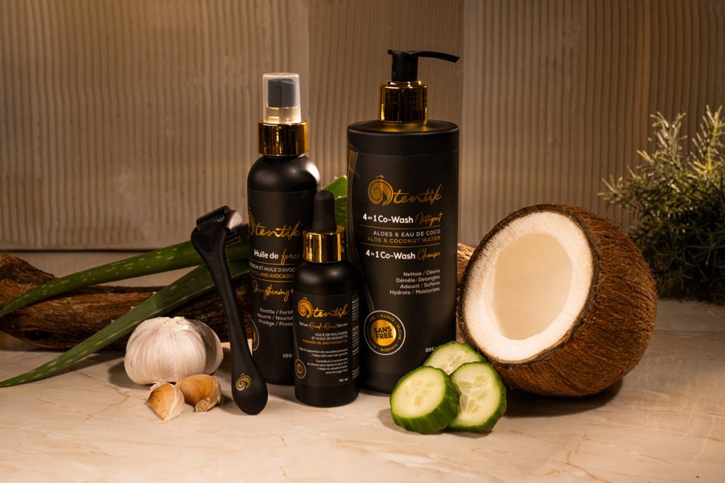 Gamme de produits de la marque Ôtentik & Fière
