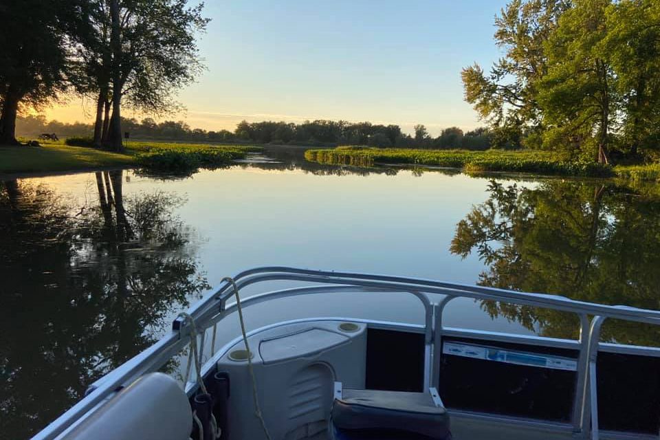 Balade en bateau sur le lac Saint-Pierre